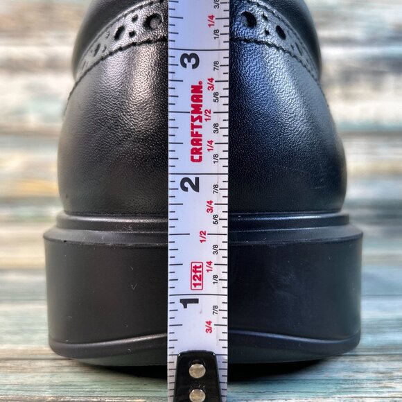 Ecco Helsinki 2.0 Mens Derby Dress Shoe Size 10-10.5 Black Leather Wingtip Work main image 4